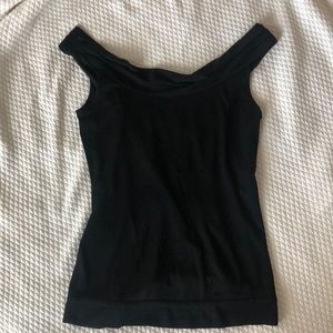 Black, size 4, Diane von Furstenberg top